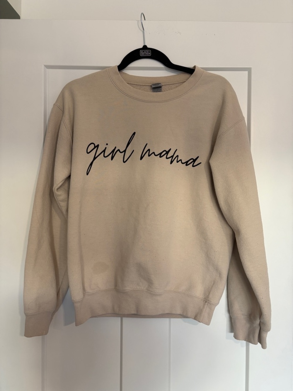 Gildan Cream Crewneck Sweatshirt